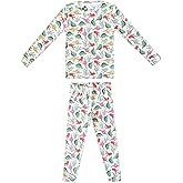 Copper Pearl Two Piece Long Sleeve Toddler Pajamas PJ Sets for Boys and Girls - Adorable Pattern Pajamas, Breathable Fabric to Keep Cool While Sleeping, Sizes 12m to 5T - Dinosaurs of Jurassic Park