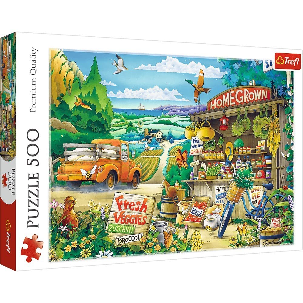 Trefl 37352 Morgen auf dem Lande 500 Teile, Premium Quality, für Erwachsene und Kinder ab 10 Jahren Puzzles, Coloured