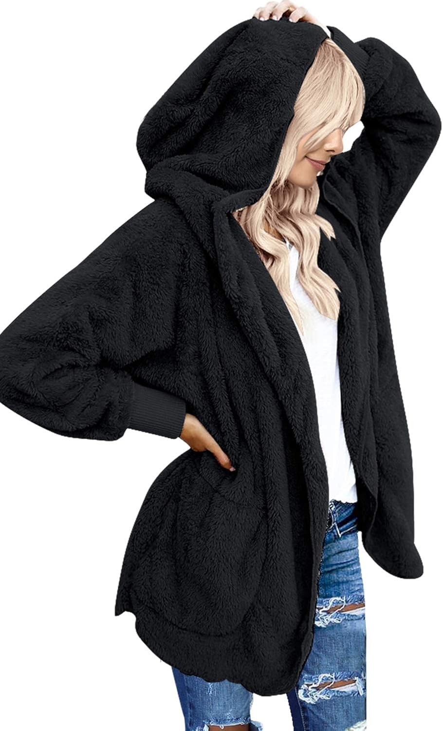hood cardigan