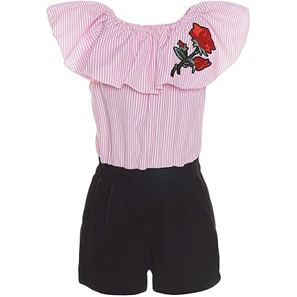 BEZLIT Mädchen Jumpsuit Jeansoptik Overall Einteiler 21300