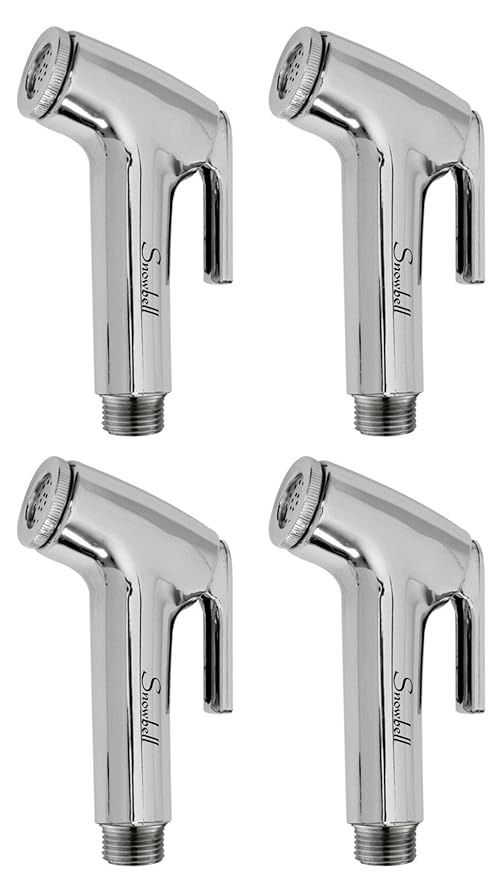 Snowbell Continental Health Faucet Head Chrome Plated - Set of 4