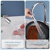 Hibbent Kitchen Sink Tap Aerator 22mm Female/Male Adapters Dual Flow view 4