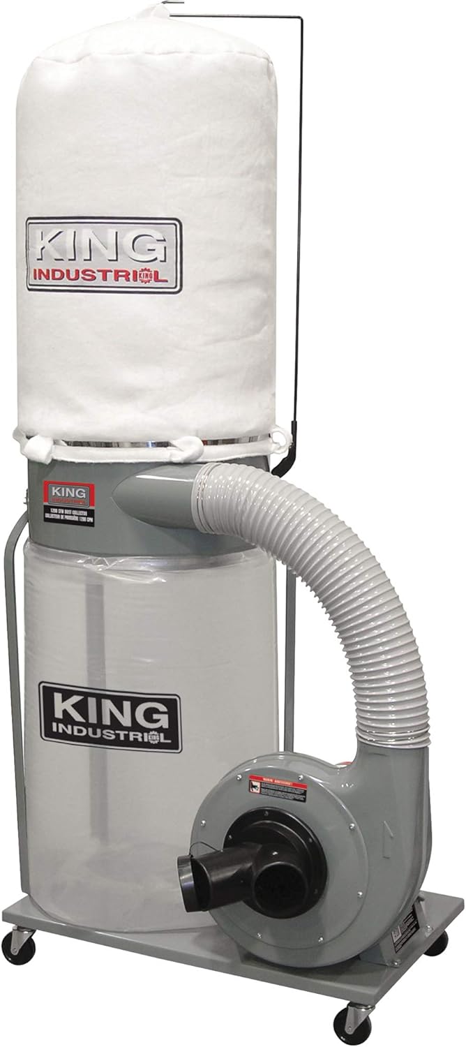 King Canada KC3105SC 1200 Cfm Dust Collector, Dust Collectors & Air Cleaners Amazon Canada