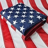 6x10 American Flag Outdoor Heavy Duty, US Flag 6x10 ft, USA Flag with Embroidered Stars and Sewn Stripes Brass Grommets