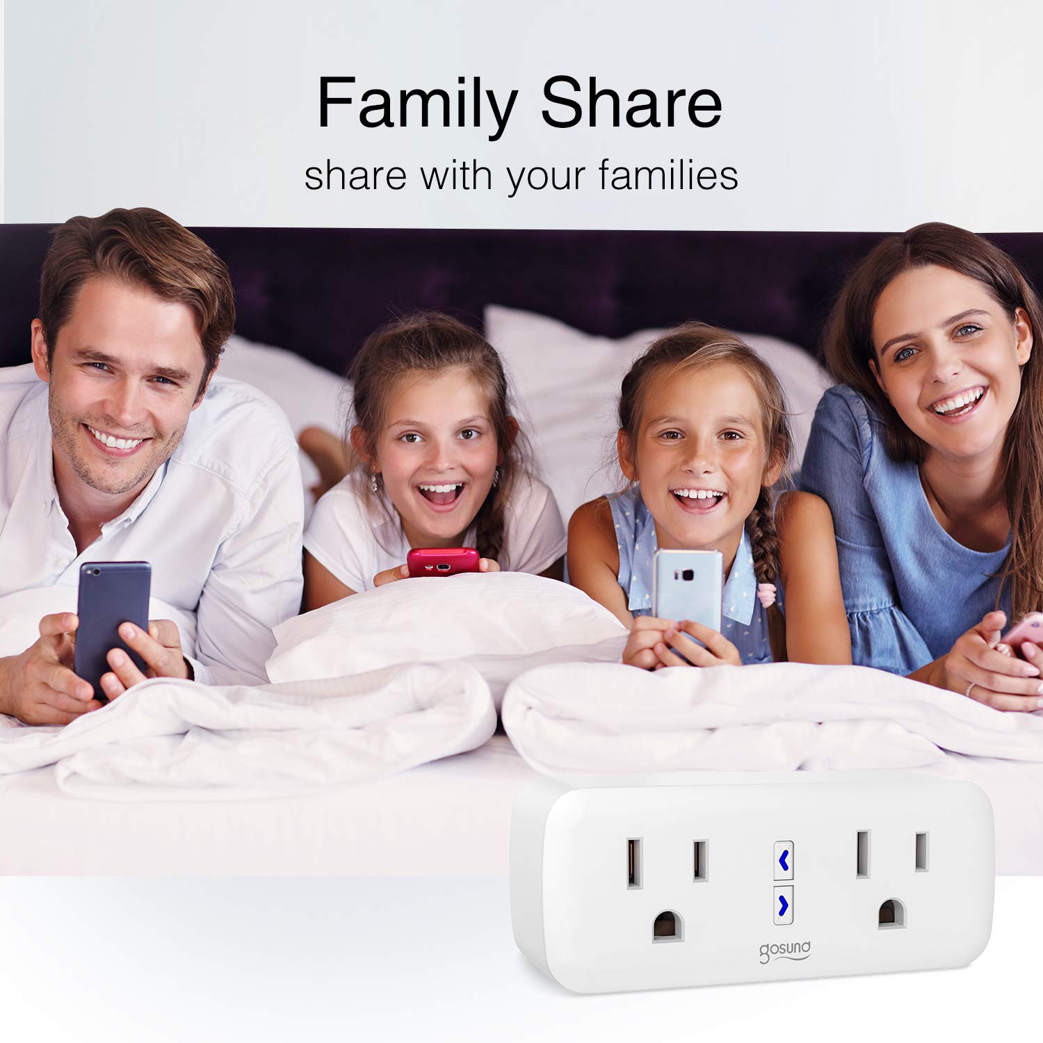 Smart Plug Gosund WiFi Outlet Extender Dual Socket Plugs Works with Alexa Google Home, Schedule and Timer, Control Independently or Together, 10A, No Hub Required, FCC Listed (2 Pack): Industrial & Scientific