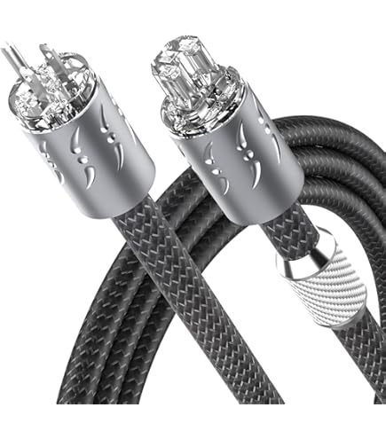 Audiophile Hifi Audio Power Cable – 10 AWG – Australian Plug To IEC/Kettle Female – 2m