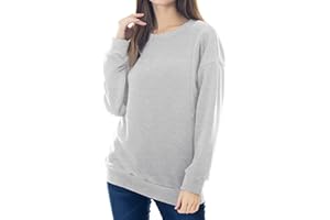 Smallshow Fleece Maternity Nursing Sweatshirt Long Sleeve Breastfeeding Tops