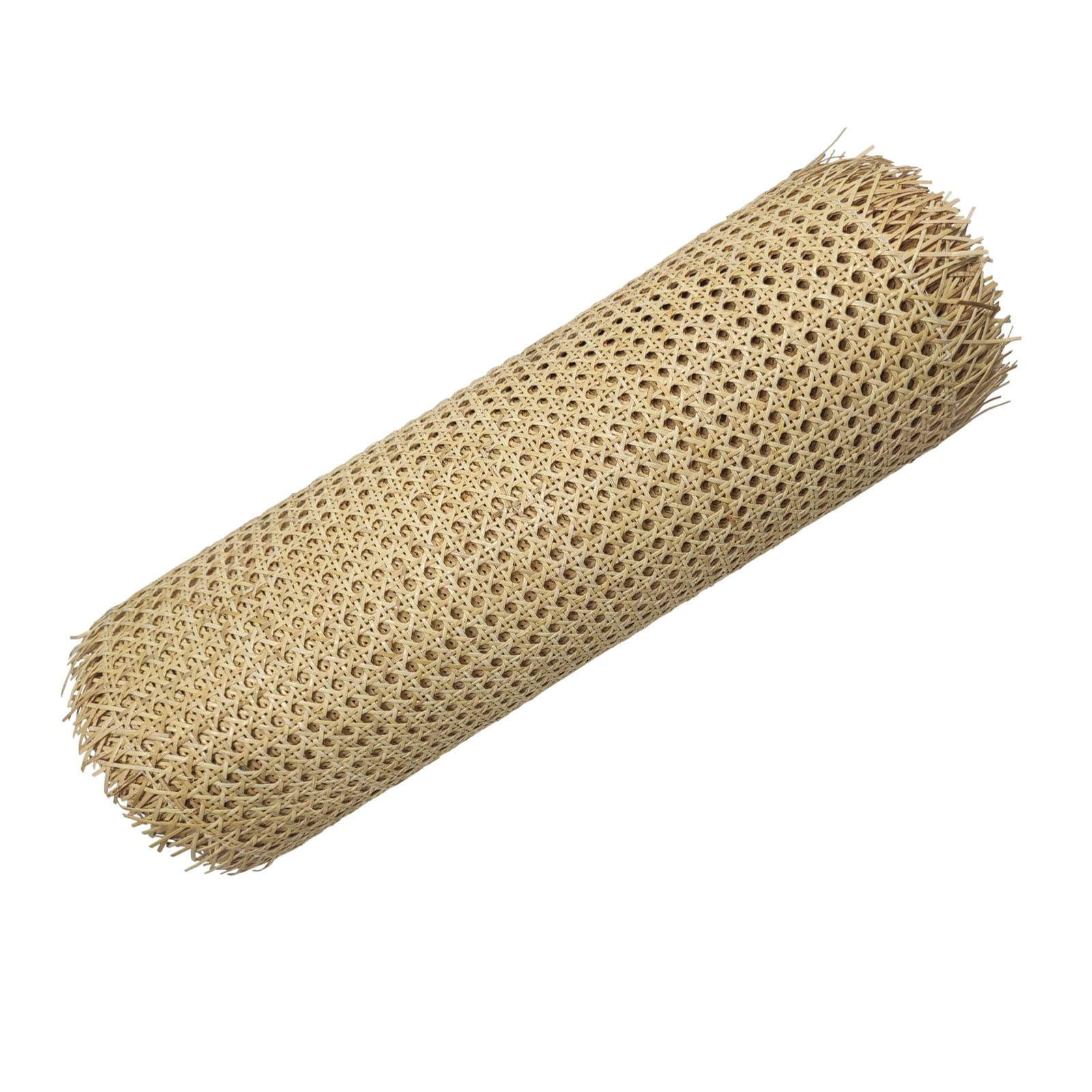 40cm Width Natural Rattan Webbing Roll, 40cm x 1.5M Open Cane Webbing Material Supplies for Furniture Upcycling, DIY Projects, Home Décor