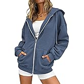 BTFBM Zip Up Hoodie Women Long Sleeve Sweatshirts Fall Outfits 2025 Oversized Hoodies Casual Fashion Jackets