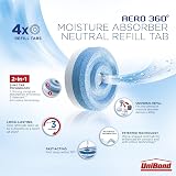 Unibond AERO 360 Moisture Absorber Neutral Refill Tabs 6x4x450g Anti Odour Damp view 4