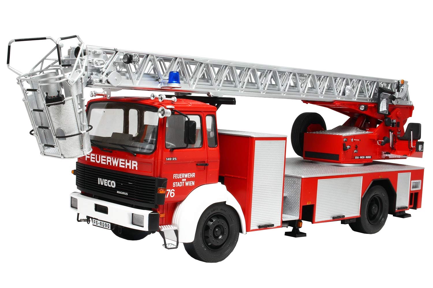 Amazon.com: Italeri IVECO-Magirus DLK 23-12 Fire Ladder Truck: Toys & Games