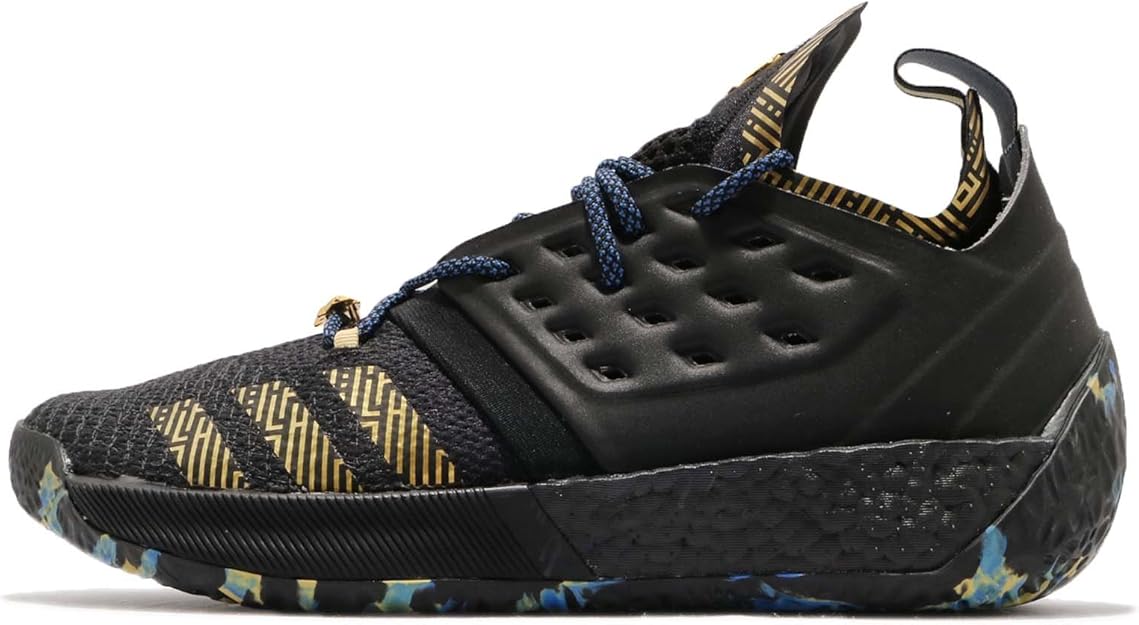 Adidas Harden Vol. 2 MVP, nÃºcleo negro/dorado metÃ¡lico/trazo Royal, Core Black/Gold Metallic 