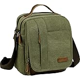 VASCHY Messenger Bag for Men and Women, Multi Compartment Crossbody Bag for Men, Travel Shoudler Bag Sling Bag for Men