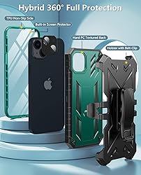 FNTCASE for iPhone 14Plus Phone Case: Rugged