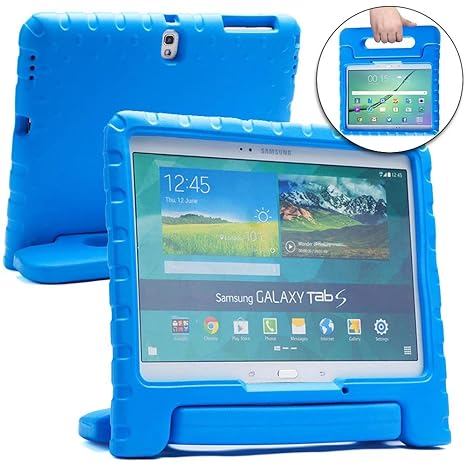 Cooper Cases(TM) Dynamo Samsung Galaxy Tab S 10.5 / LTE Hülle für Kinder in Blau (Leicht, ungiftiger EVA-Schaum, haltbares De