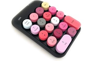 Wireless Numerical Keypad 18-Key Financial Accounting Numeric keypad for Laptop, PC, Desktop, Surface pro, Notebook(not for M