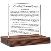 Assistant Principal Prayer Thank You Gifts, Christian Assistant Principal Birthday Christmas Teacher's Day Gifts Back to School for Assistant Principal, Home Office Sign Plaques SOK37