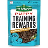Pet Botanics Training Rewards Puppy Treats, Peanut Butter, 4 oz Bag | Chewy, Soft Texture, Formulated for Puppies, High-Value Reward for Training, BotaniFits Botanical Blend with DHA
