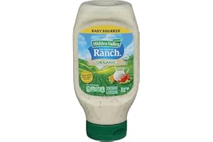 Hidden Valley Original Ranch Organic Salad Dressing & Topping, Gluten Free - 16 Ounce Bottle (Package May Vary)