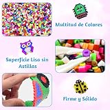 GOLDGE Fuse Bead Kit 24 Colors 6300 Pcs Iron Beads Pegboards Tweezers Craft Set view 6