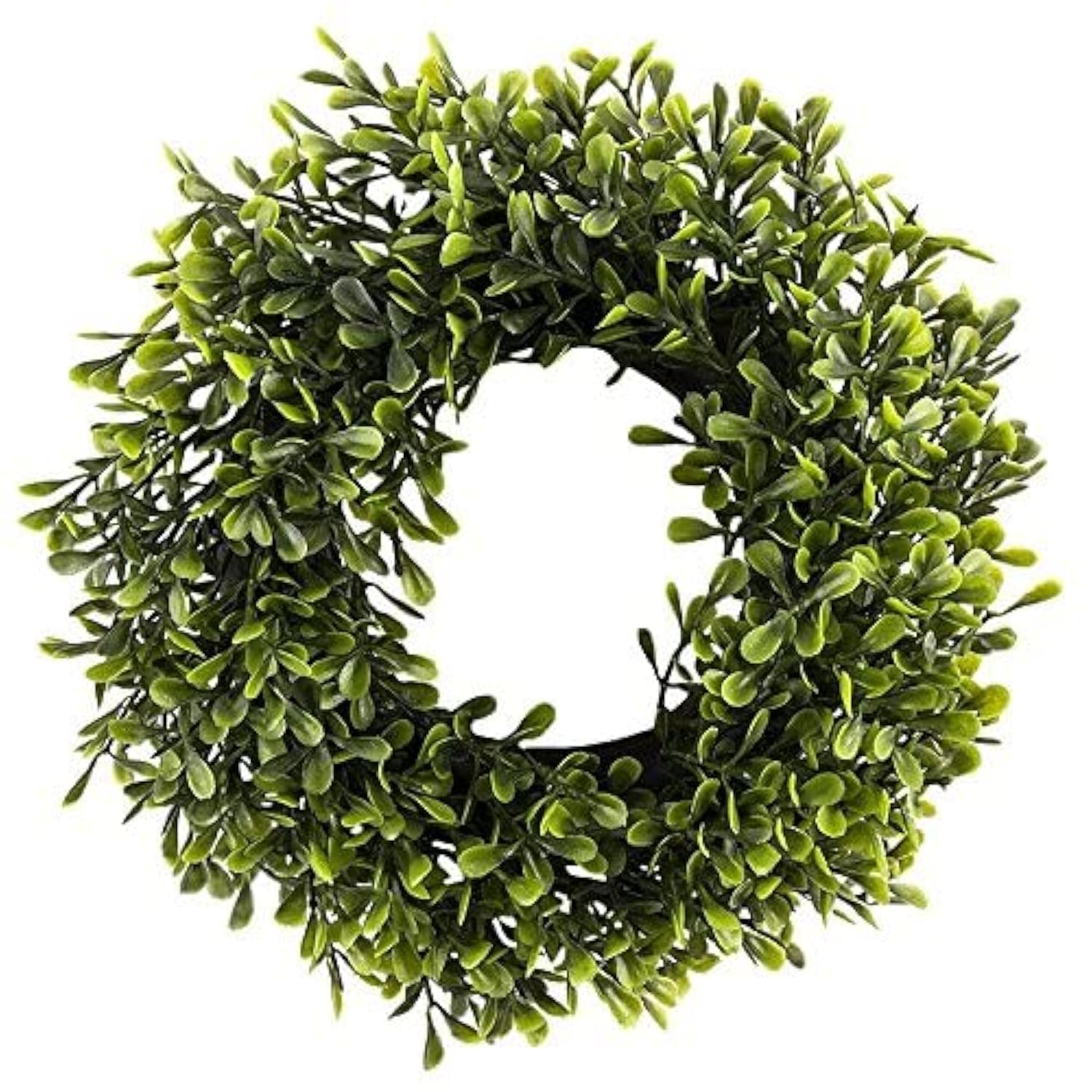 Ideen mit Herz Decorative Wreath Boxwood Plastic Diameter 19 cm