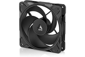 Arctic P12 Pro Reverse – 120 mm Premium Fan with Reverse Airflow, PWM Fan with Y Cable Splitter, 500-3000 RPM, 0 RPM <5% PWM,