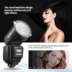 GODOX V1 Pro V1Pro S Round Head Camera Flash for