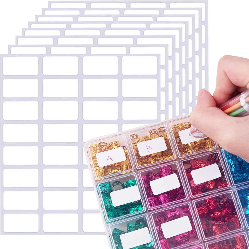Luxiremi 640 Self-Adhesive Blank Labels 2cm x 1cm Removable Price Tags for