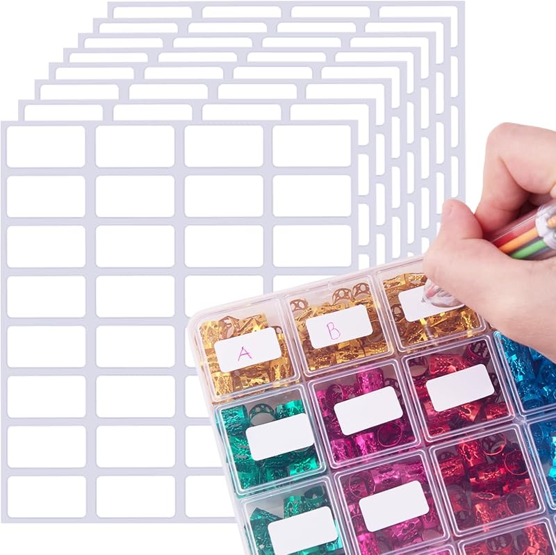 Luxiremi 640 Self-Adhesive Blank Labels 2cm x 1cm Removable Price Tags for