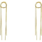 Threader Dangle Earrings For Women Long Tassel Drop Chain Earrings Elegant Formal Homecoming Hoco Trending Earrings