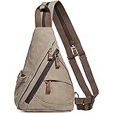 KL928 Sling Bag - Small Crossbody Backpack Shoulder Casual Daypack Rucksack for Men Women