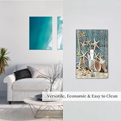 Beach Starfish Shell Sea Snail Blue Wood 1 Gang