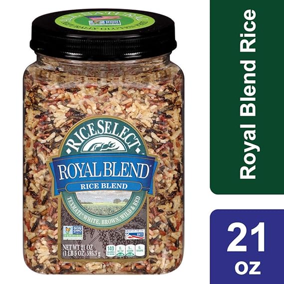 RiceSelect Royal Blend, Texmati White, Brown, Wild, and Red Rice, 21