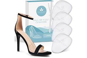 Mind Bodhi Ball of Foot Cushions for Women (2 Pairs) - Metatarsal Pads For High Heels - Clear - Pure Gel