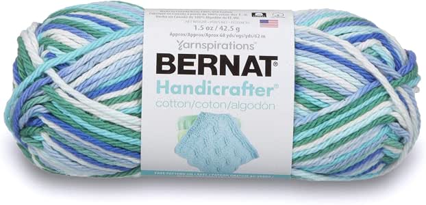 Filato Di Cotone Bernat Handicrafter - Gomitolo Da 340g Colori Pastello