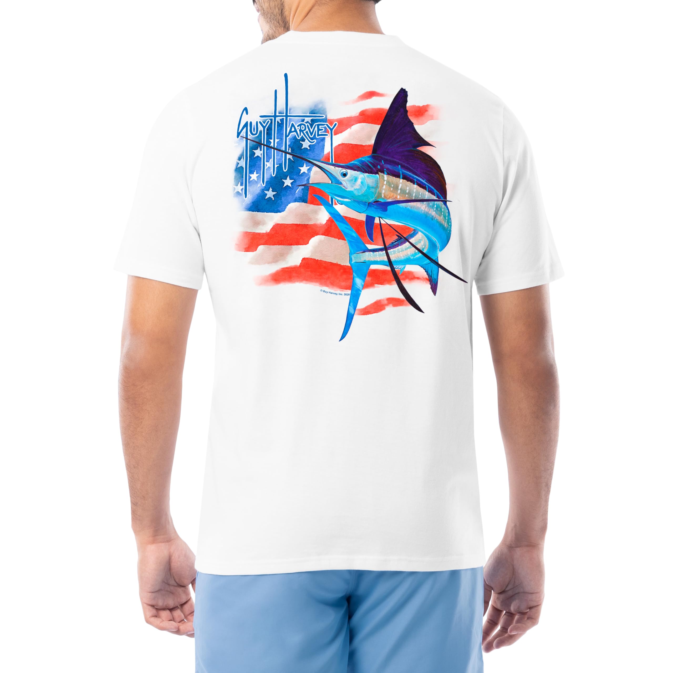 Guy Harvey Men’s Short Sleeve Cotton Graphic