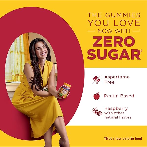 NATURE MADE ZERO SUGAR ENERGY VITAMIN B12 GUMMIES 1000 MCG PER SERVING, B12 VITAMIN, ENERGY METABOLISM SUPPORT, ASPARTAME FREE, 110 SUGAR FREE GUMMIES, 55 DAY SUPPLY