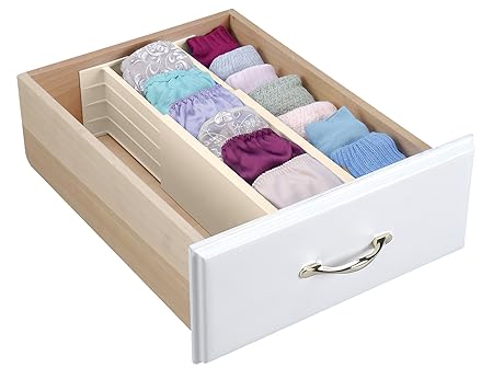 Dream Drawer Organizer Set Of 2 Spring Loaded Clothes Drawer