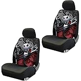 Plasticolor Disney Nightmare Before Christmas Jack Skellington Ghostly Low Back Seat Covers Front Pair
