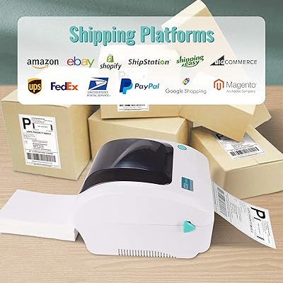 Buy Hotlabel A200 Shipping Label Printer 4x6 Thermal Address Labels Printer Black Usb Sticker Printer Maker Machine Support Ebay Amazon Fedex Ups Shopify Etsy Compatible Windows Mac Online In Indonesia