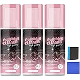 Identicalven 3Pcs Car Interior Cleaner,Polishing Cleaner Car Interior,All Purpose Interior Detail Spray, All Purpose Cleaner for Rubber, Leather