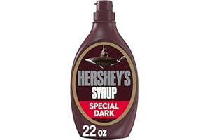 HERSHEY'S SPECIAL DARK Mildly Sweet Chocolate Syrup Bottle, 22 oz