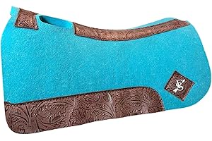 SF Saddle Pad (Turquoise, 28'' X 28'' X 1'')