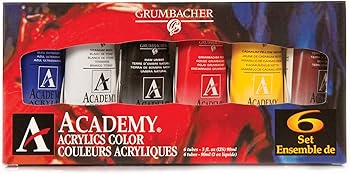 GRUMBACHER Academy Acrylic Paint Set