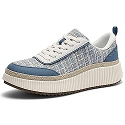 AIRHAS Women Espadrille Platform Sneakers Chunky