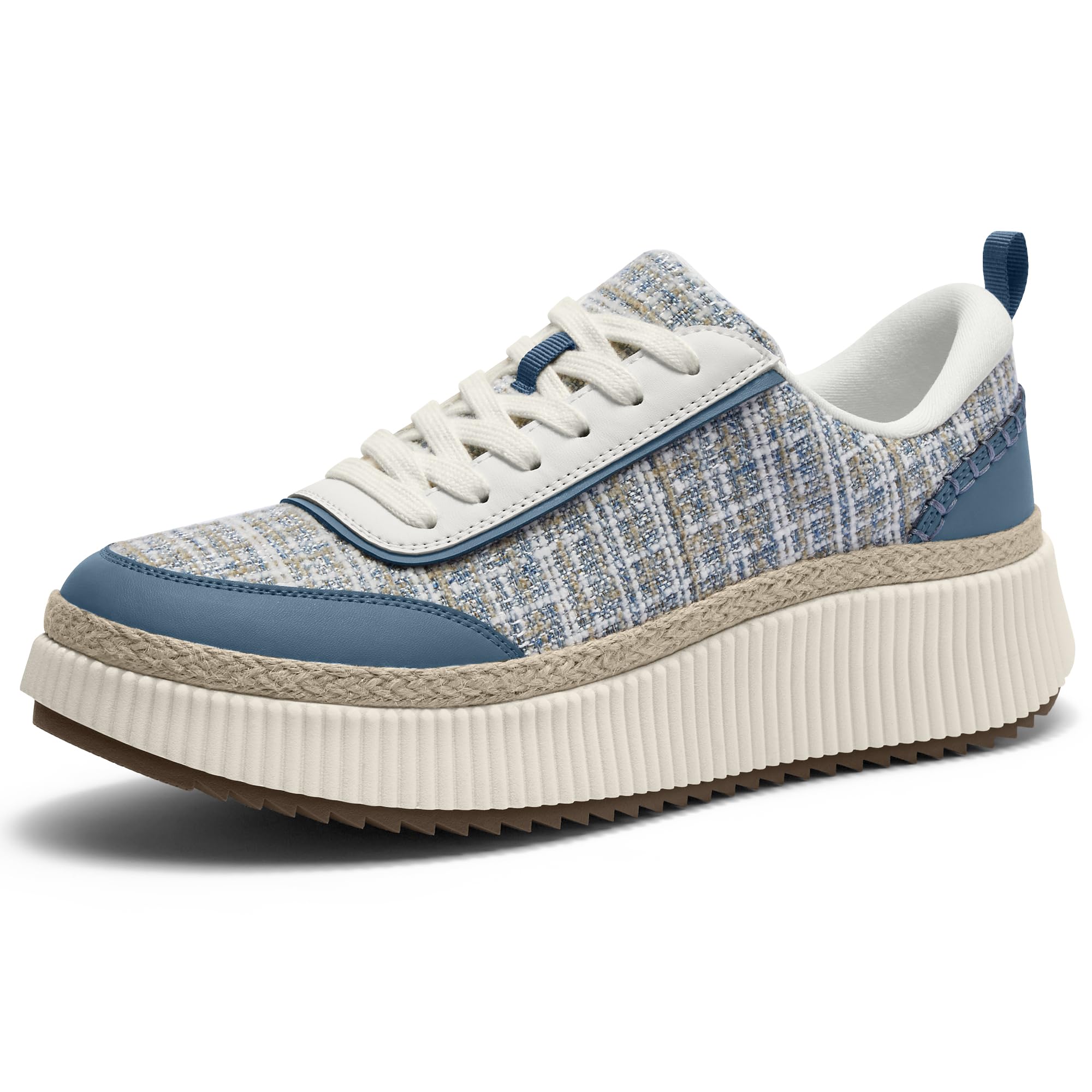 AIRHAS Women Espadrille Platform Sneakers Chunky