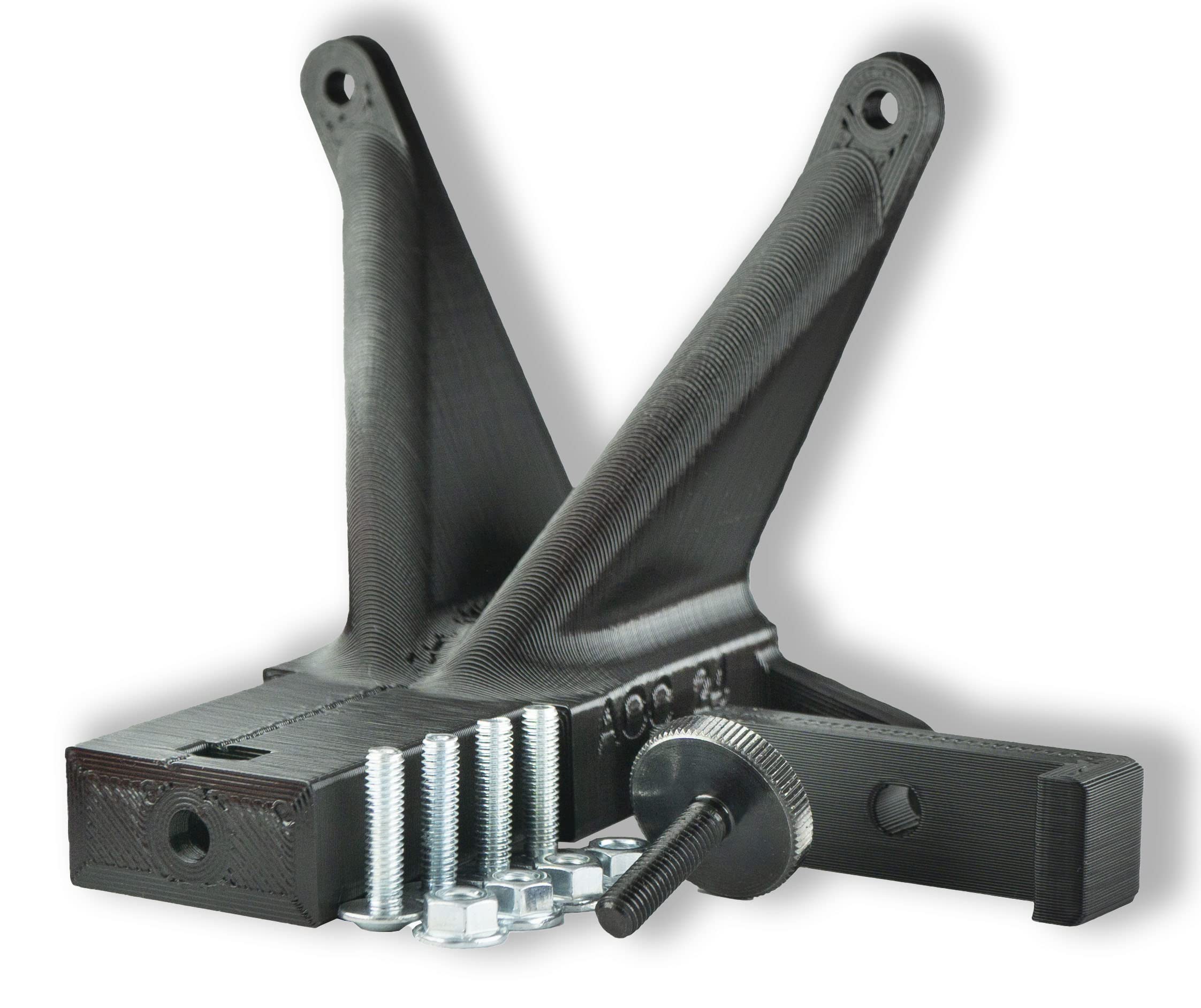 3IDEE VESA adapter compatible with AOC 24V2Q, 27V2Q monitor - vesa mount adapter for monitor arm, brackt or wall mount - 75x75 mm