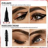 QIC Starry Sky Mascara & Eyeliner Set 4D Silk Fibre Waterproof Kit 2 Piece view 4