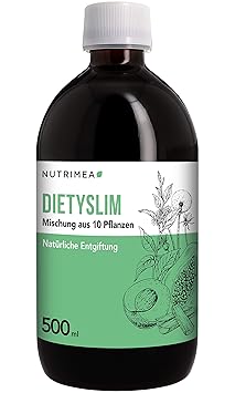 DietySlim Detoxkur - Entgiften, Entschlacken, Entwässern - Diuretika Vegan - 6 Wöchige Entgiftungskur - Natürlich Körper entg