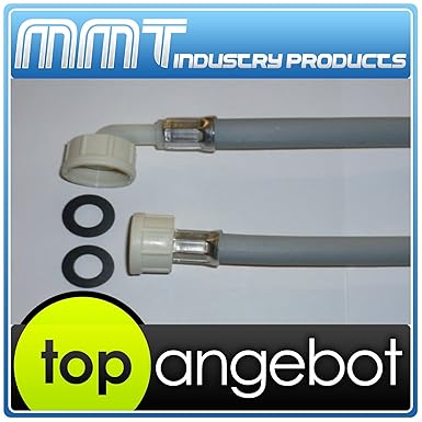 2 Meter WASCHMASCHINEN - ZULAUFSCHLAUCH - SCHLAUCH - WASCHMASCHINENSCHLAUCH